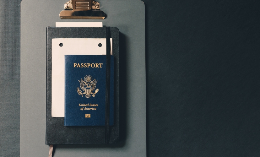 パスポートの写真